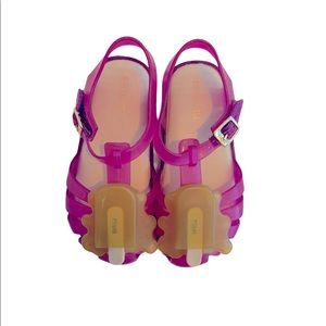 Mini Melissa Popsicle Jelly Sandals Size 9